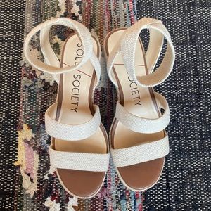 Sole Society Wedges Sz 7